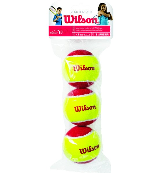 Wilson Starter Red Tennispallo 3-Pakkaus