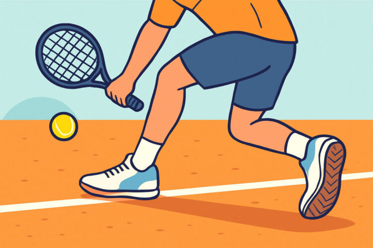 Hiekkakentän tenniskengät – pohjan kuvio ja liukuminen