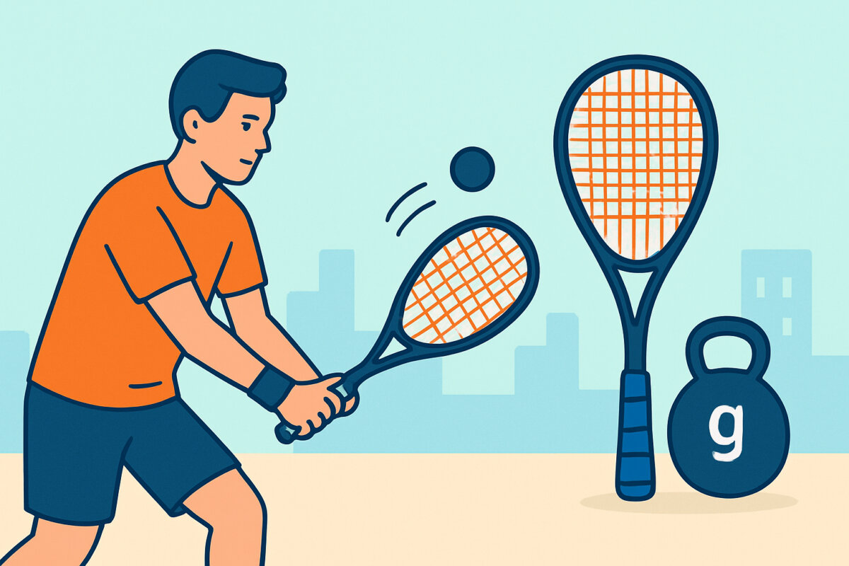 Squashin mailan ominaisuudet – jäykkyys ja paino