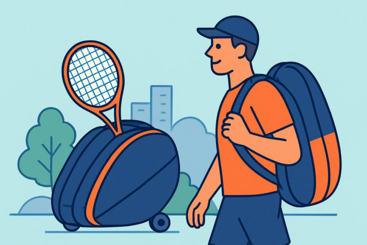 Tenniskassien valinta liikkuvalle pelaajalle – pyörät